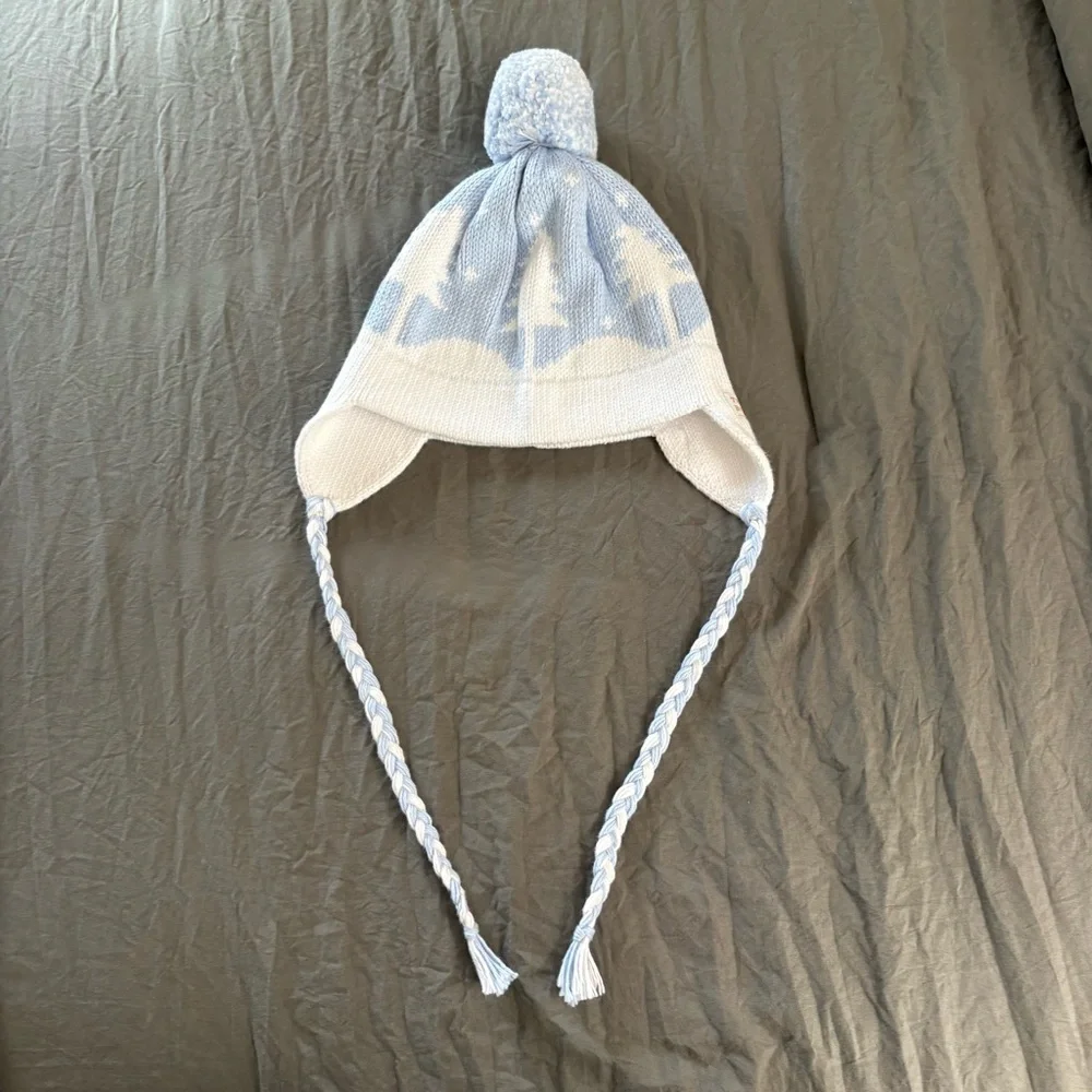 The Beaufort Bonnet Company Parrish Pom Pom Hat. Size 6-18 months.